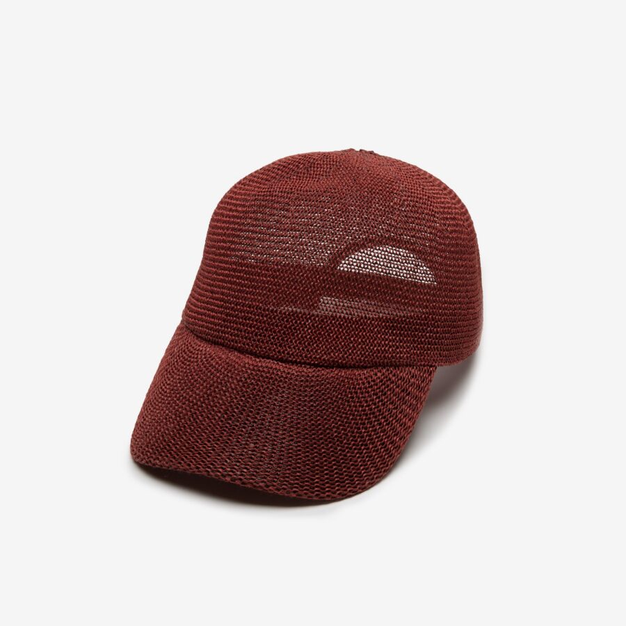 Indigo Packable Casual Cap Crafted in Mesh - Wine