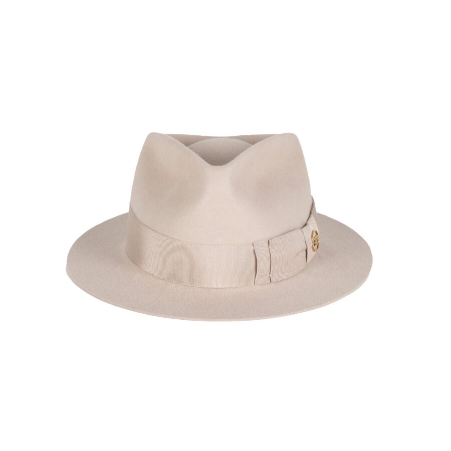 Refined White Wide Brim Fedora