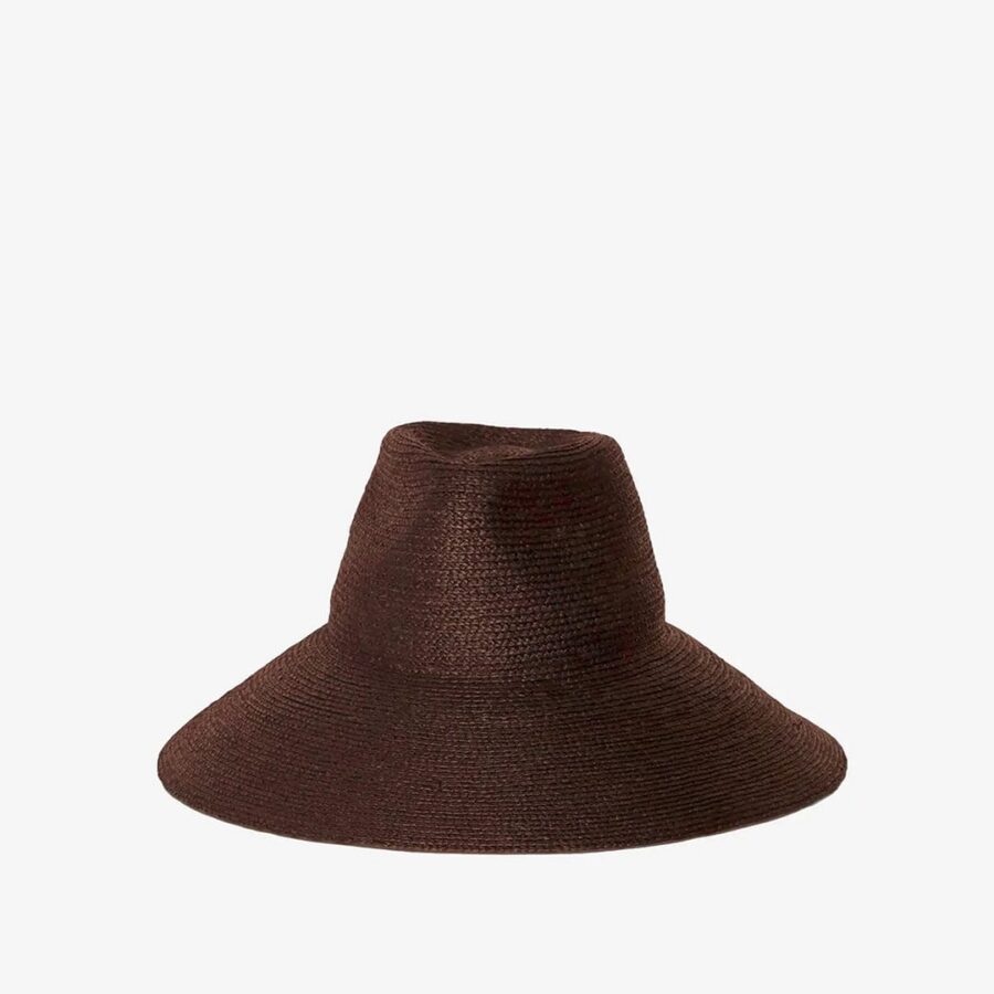 Packable Chocolate Raffia Straw Sun Hat