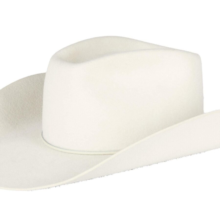 Elegant Black Leather Band Western Cowboy Hat